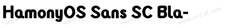 HamonyOS Sans SC Bla字体转换 HamonyOS Sans SC Bla字体转换